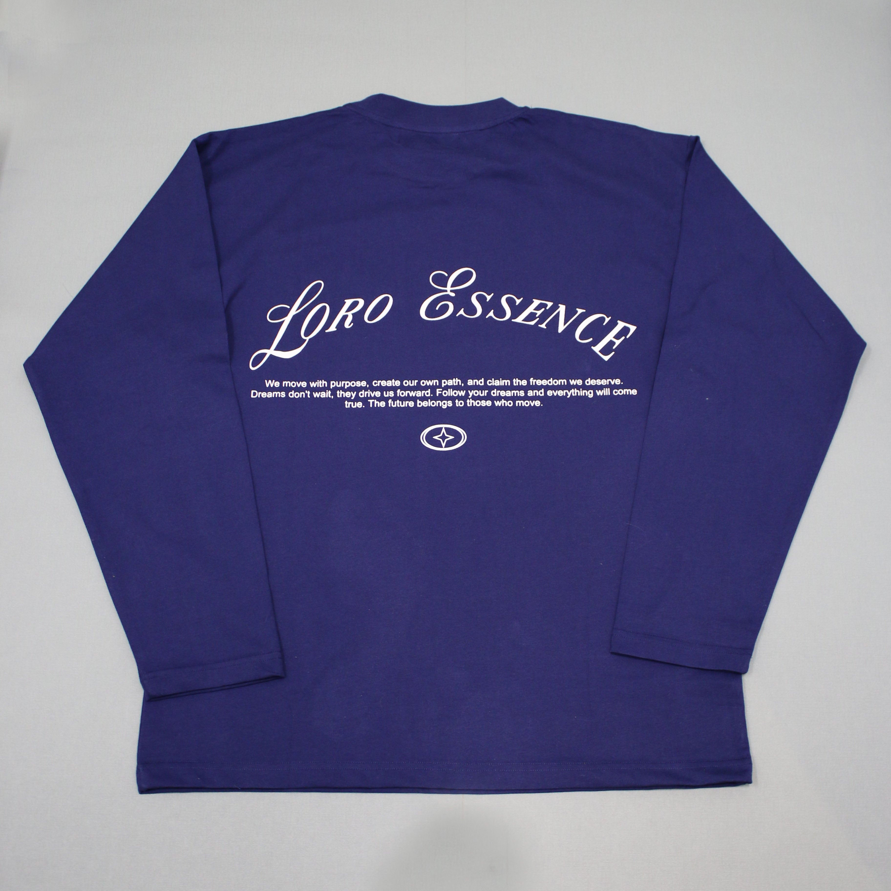 Loro Essence Oversized Longsleeve Dark Blue